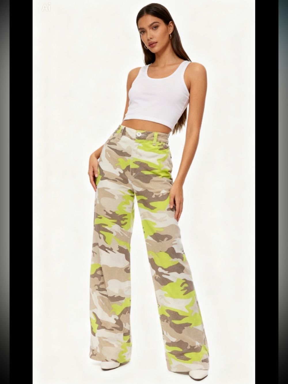 NWT Le Superbe Moore Is More Pant Electric Camo Size 12